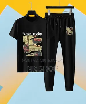 Urban Comfort Mesh T-Shirt Trouser Combo