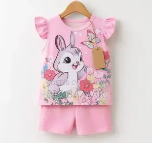 Kids Cotton T-shirt & Pant Set
