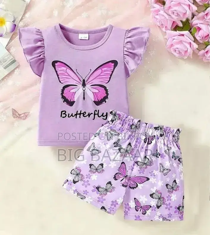 Kids Cotton T-shirt & Pant Set