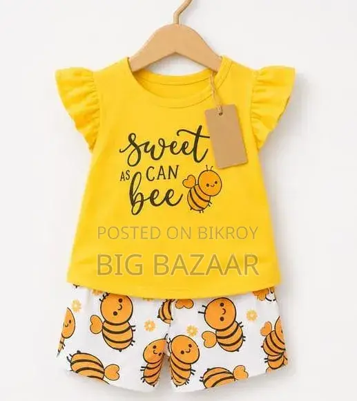 Kids Cotton T-shirt & Pant Set