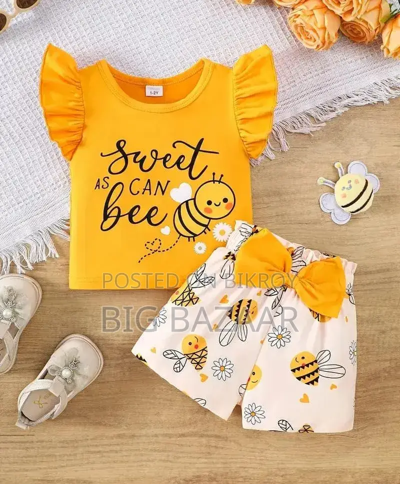 Kids Cotton T-shirt & Pant Set