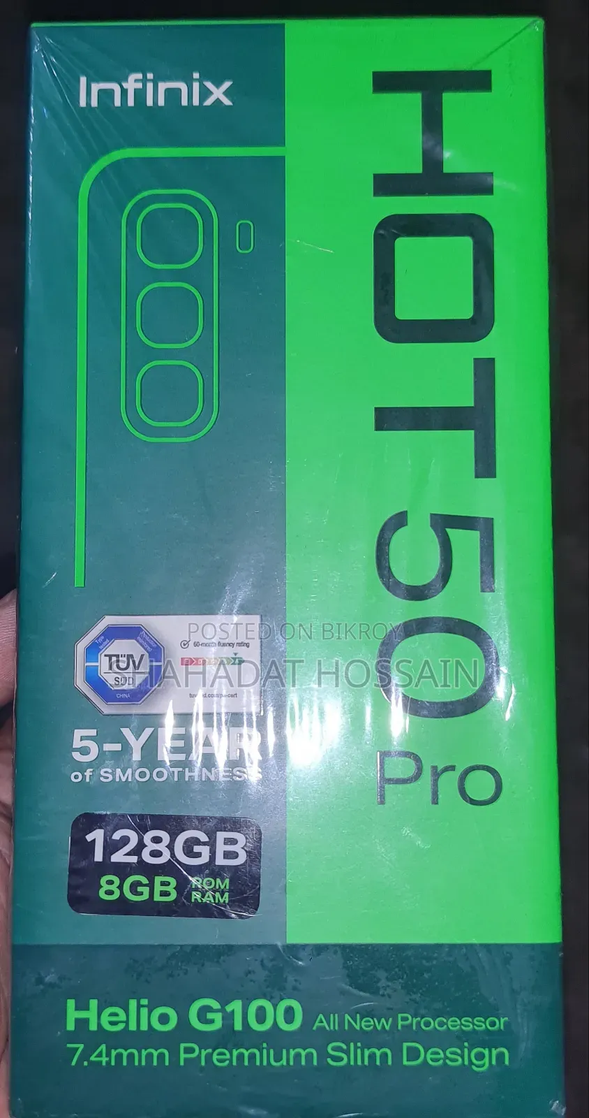 Infinix Hot 50 Pro 4G 128 GB Gray