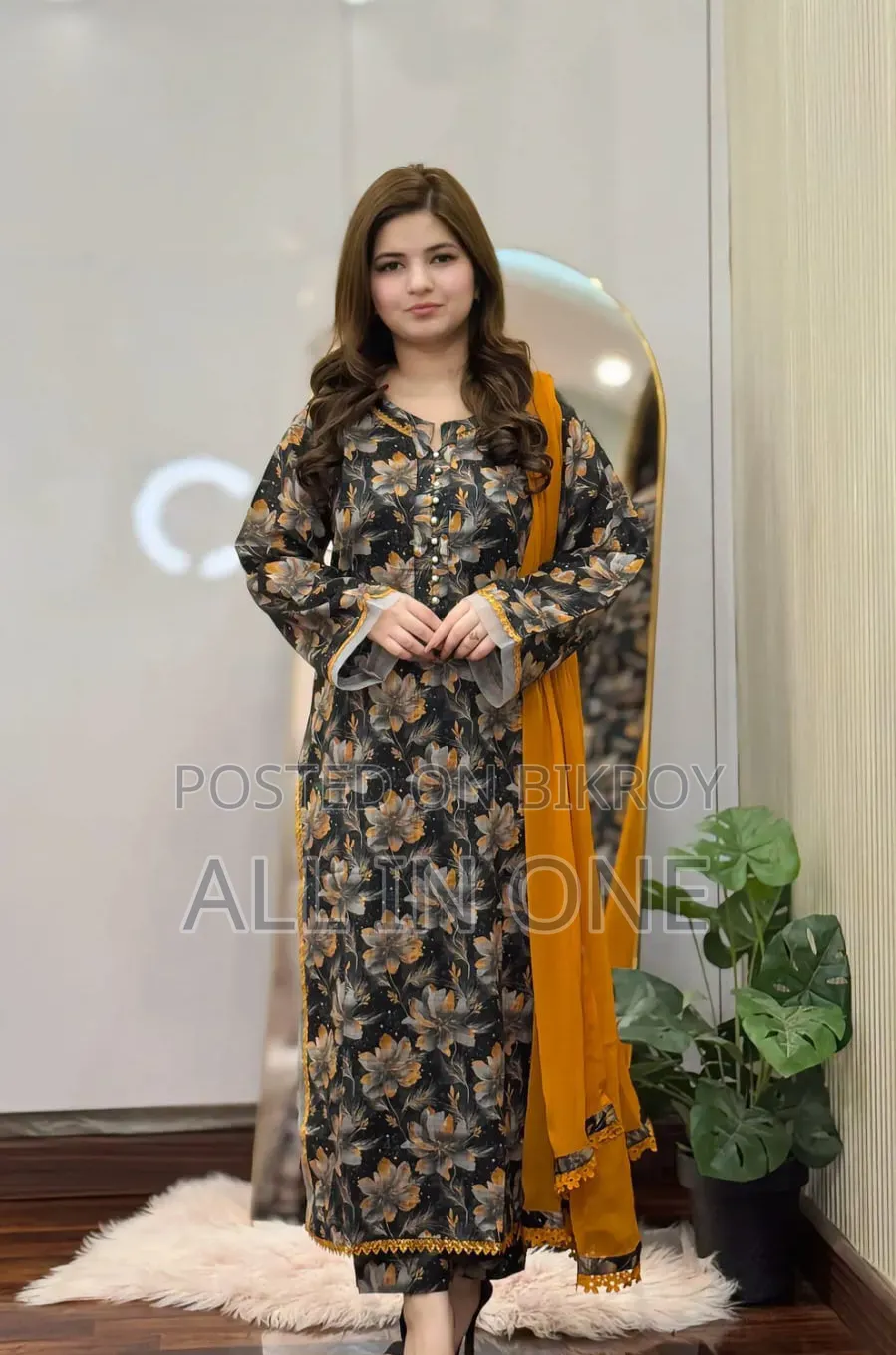 কটন রেডিমেড থ্রি পিস