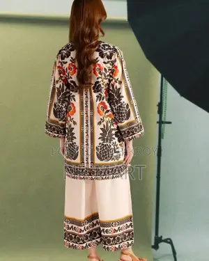 Elegant Digital Print Two-Piece