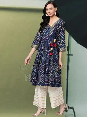 Premium AC Cotton Two-Piece Kurti
