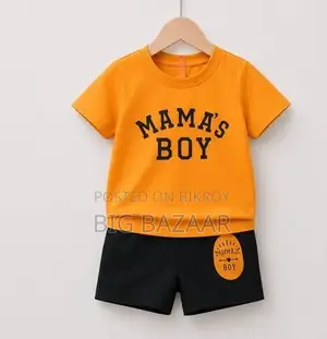 Kids Cotton T-Shirt Pant Set