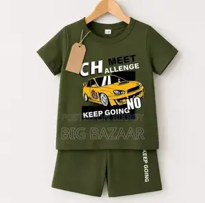 Kids Cotton T-Shirt Pant Set