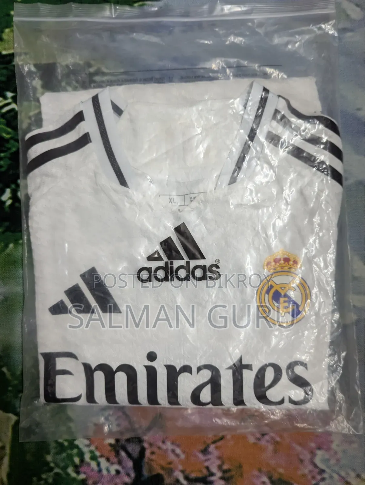 Real Madrid 25/26 Player Edition Jersey Home With Mbappe Font (XL)