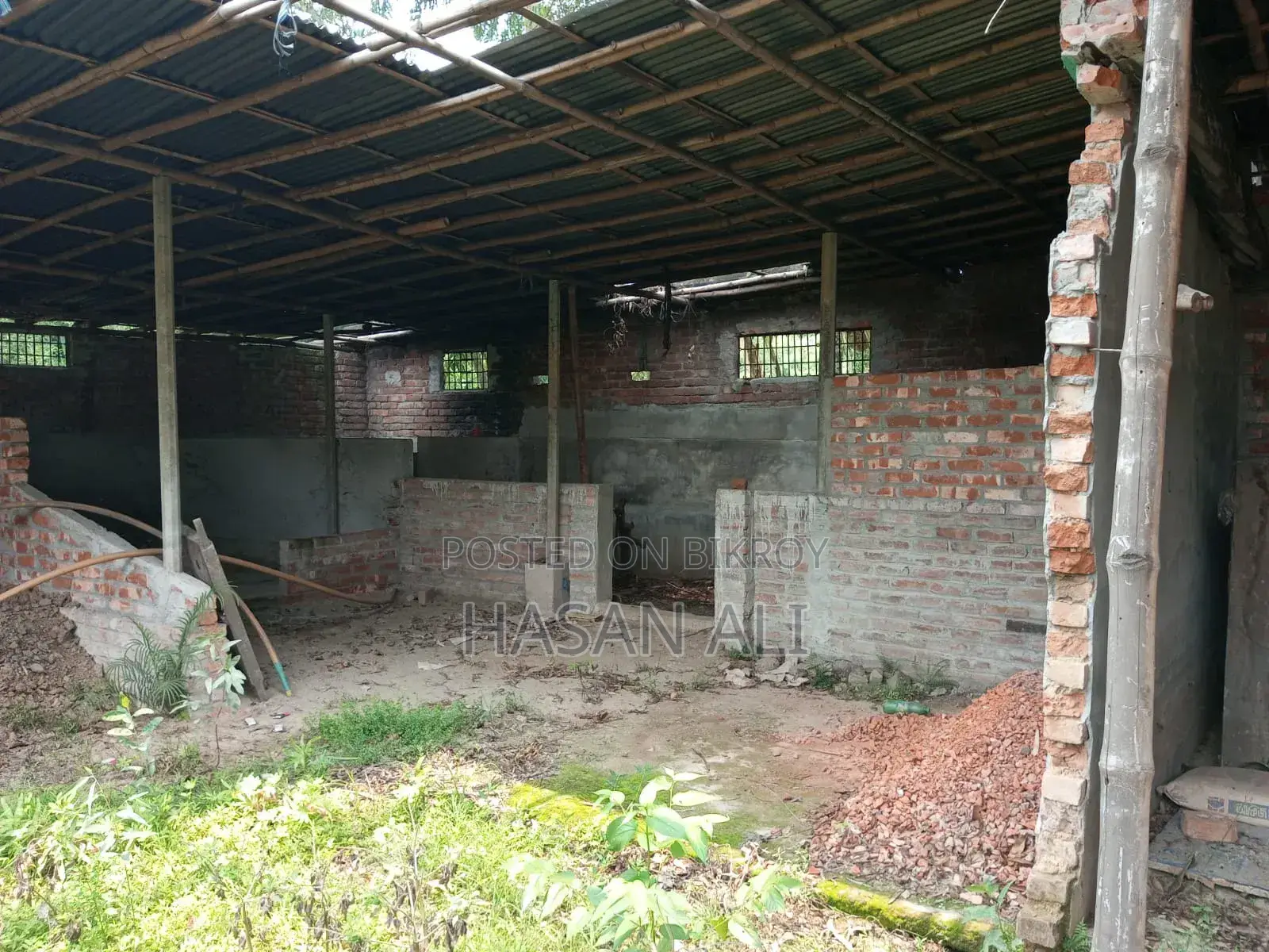 বারোপুরে কারখানা শেড বিক্রয় হবে ১৮ শতাংশ। পাকা দেওয়ালে ঘেরা।