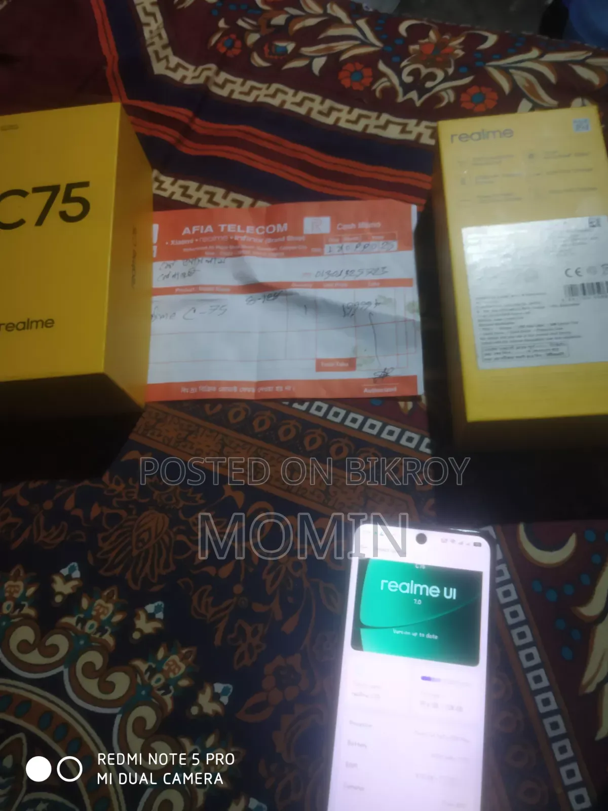 Realme C75 128 GB Gray