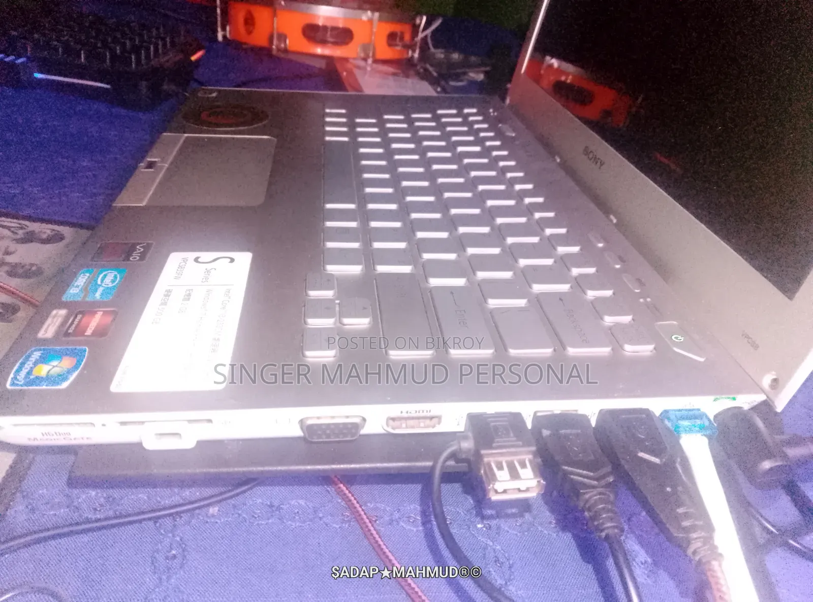 Laptop Sony VAIO VPC-SB36FN 12GB Intel Core I3 SSD 500GB