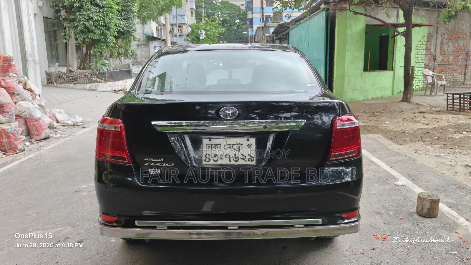 টয়োটা এক্সিও ২০১৮ কালো