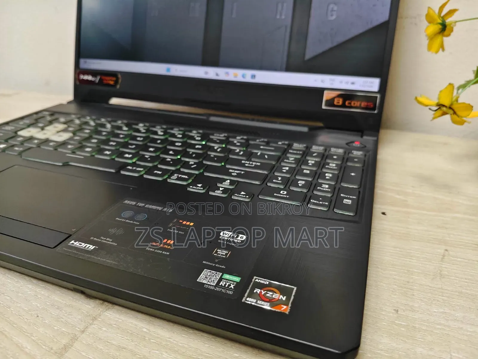Laptop Asus TUF Gaming A15 16GB AMD Ryzen 7 SSD 512GB