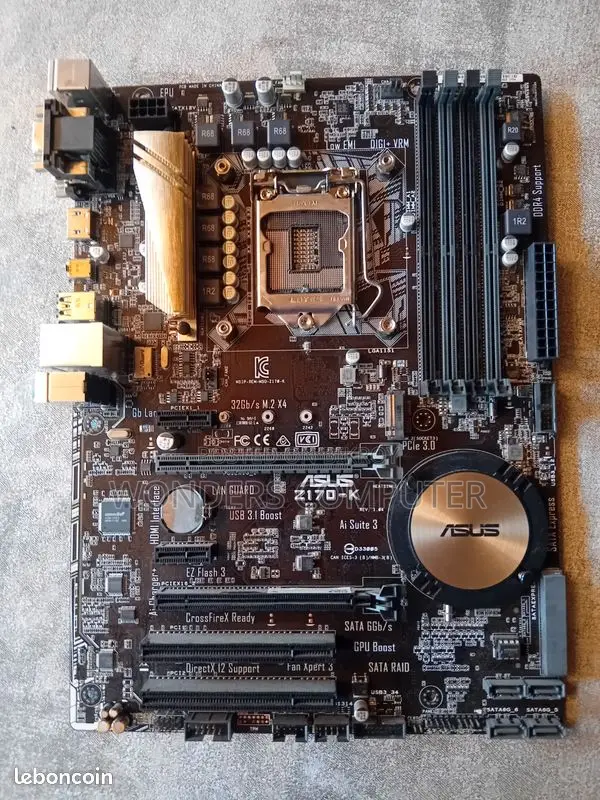 Asus Z170-K Is an Atx Motherboard That Supports 6th and 7th Generation
