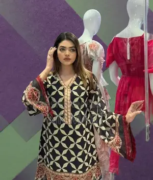 Premium Digital Chik and Mozlika Print Co-ord Set