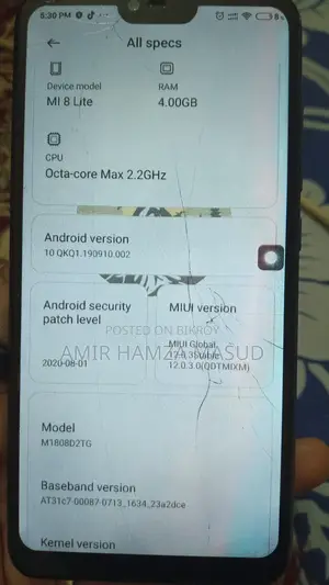 Xiaomi Mi 8 Lite 64 GB Purple