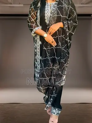 প্রিমিয়াম জর্জেট এমব্রয়ডারি ফোর-পিস