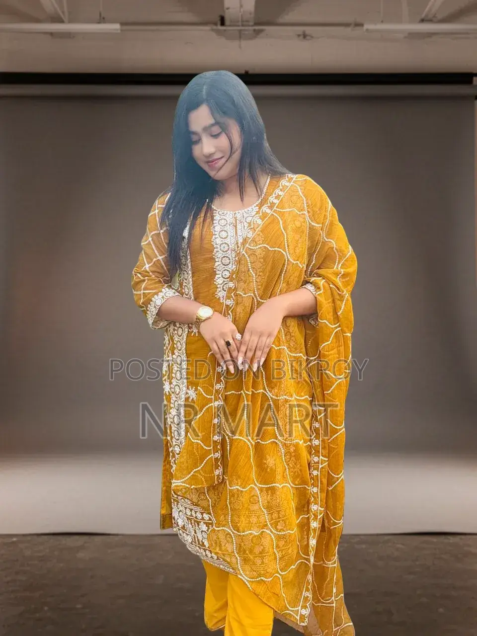 প্রিমিয়াম জর্জেট এমব্রয়ডারি ফোর-পিস