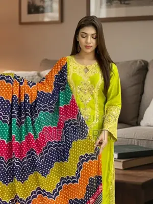 Premium Linen Sequence Three-Piece Set