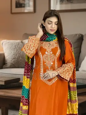 Premium Linen Sequence Three-Piece Set