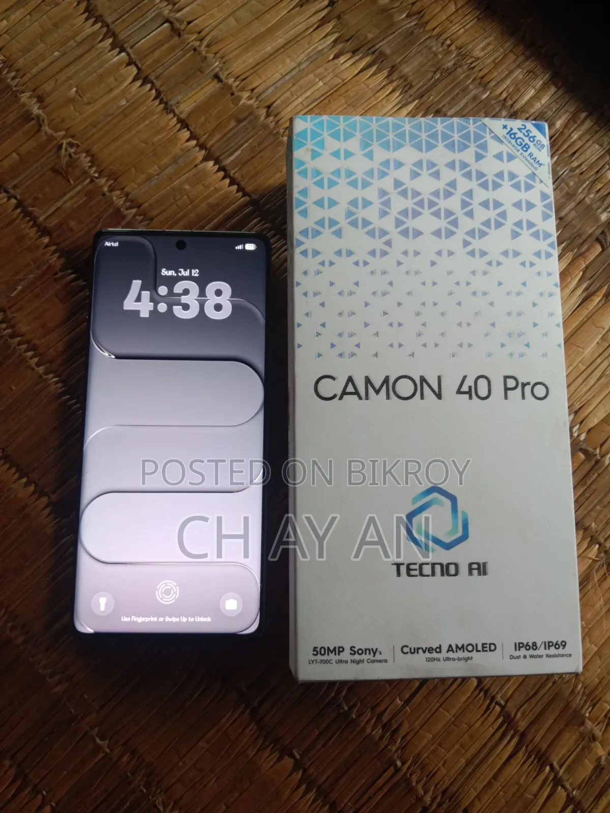 Tecno Camon 40 Pro 4G 256 GB Gray