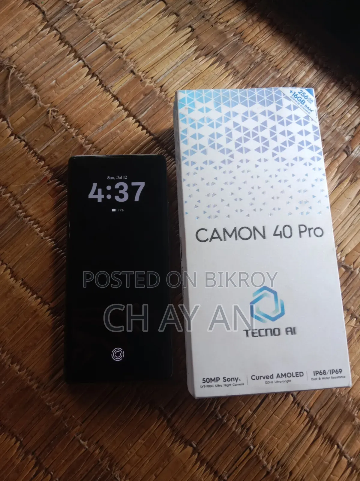 Tecno Camon 40 Pro 4G 256 GB Gray