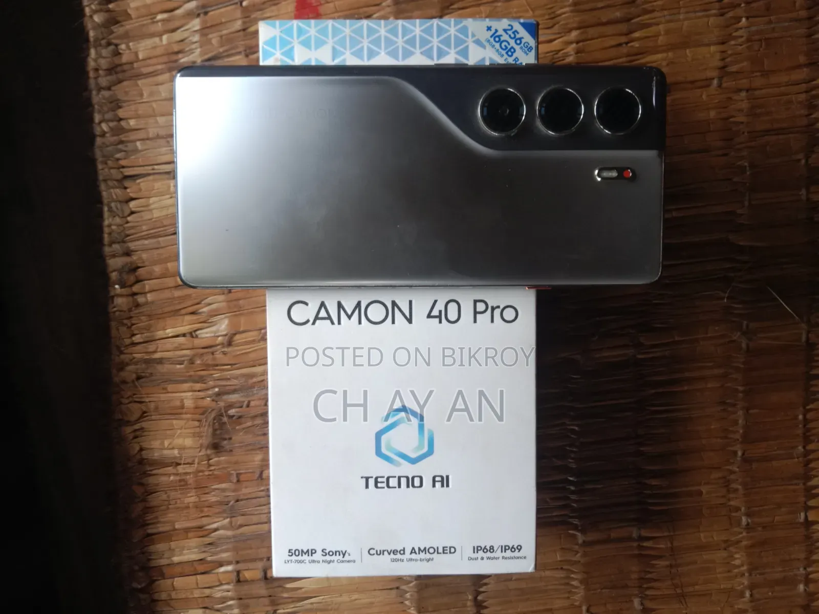 Tecno Camon 40 Pro 4G 256 GB Gray