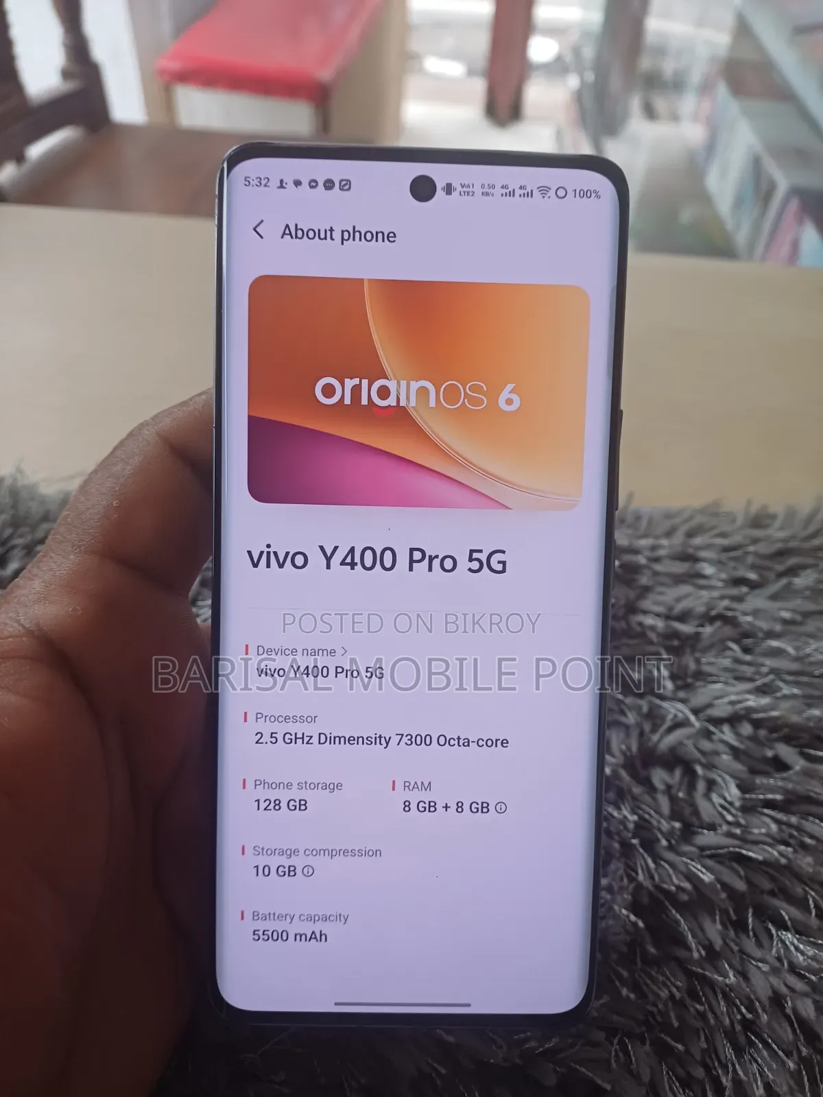 Vivo Y400 Pro 128 GB White