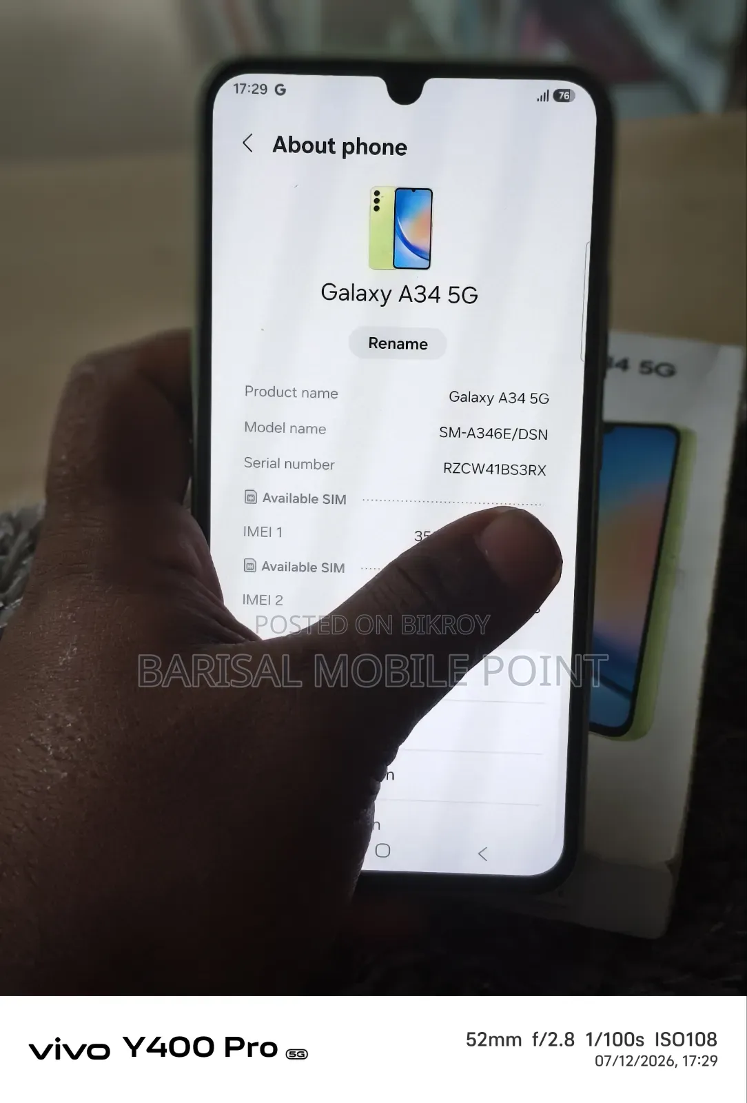 Samsung Galaxy A34 5G 128 GB