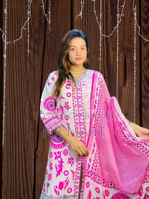 Premium Cotton Skin Print Three-Piece