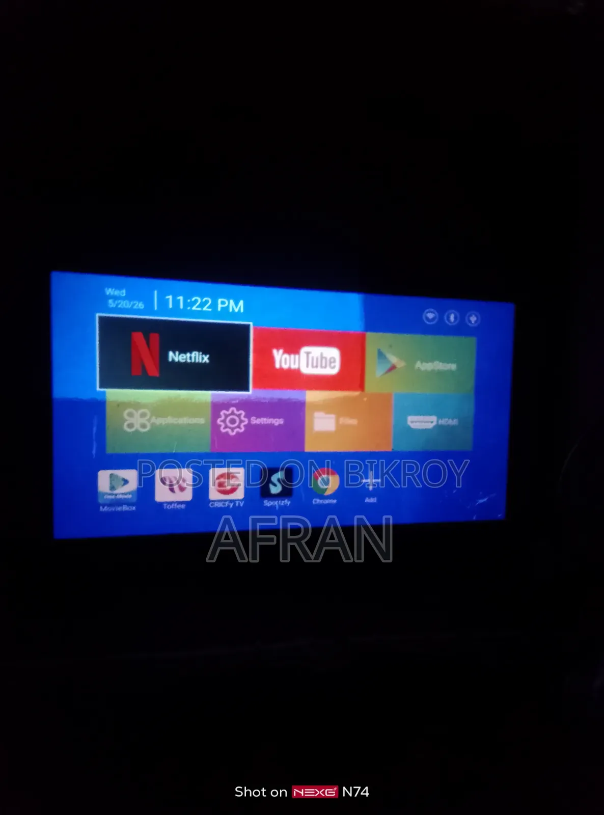 Hy320 স্মার্ট অ্যান্ড্রয়েড প্রজেক্টর