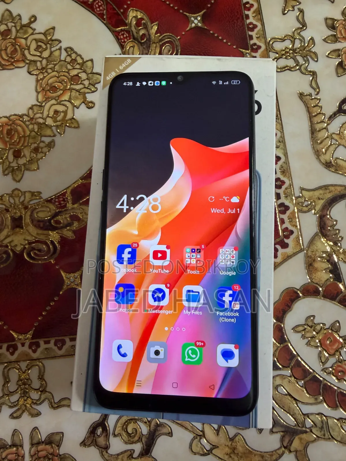 Oppo A16 64 GB Black