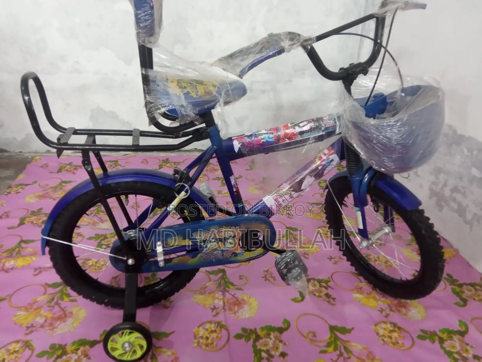 Blue 12 Size Baby Cycle for 2 to 5 Years