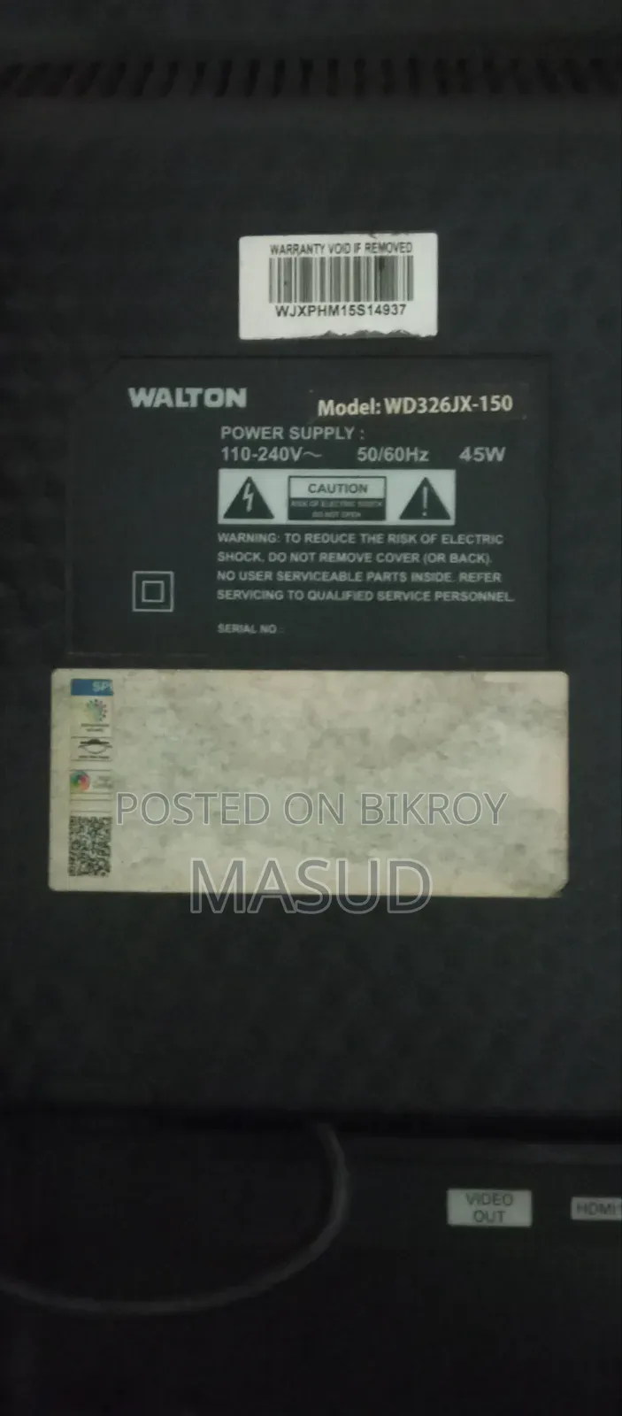 TV for sale