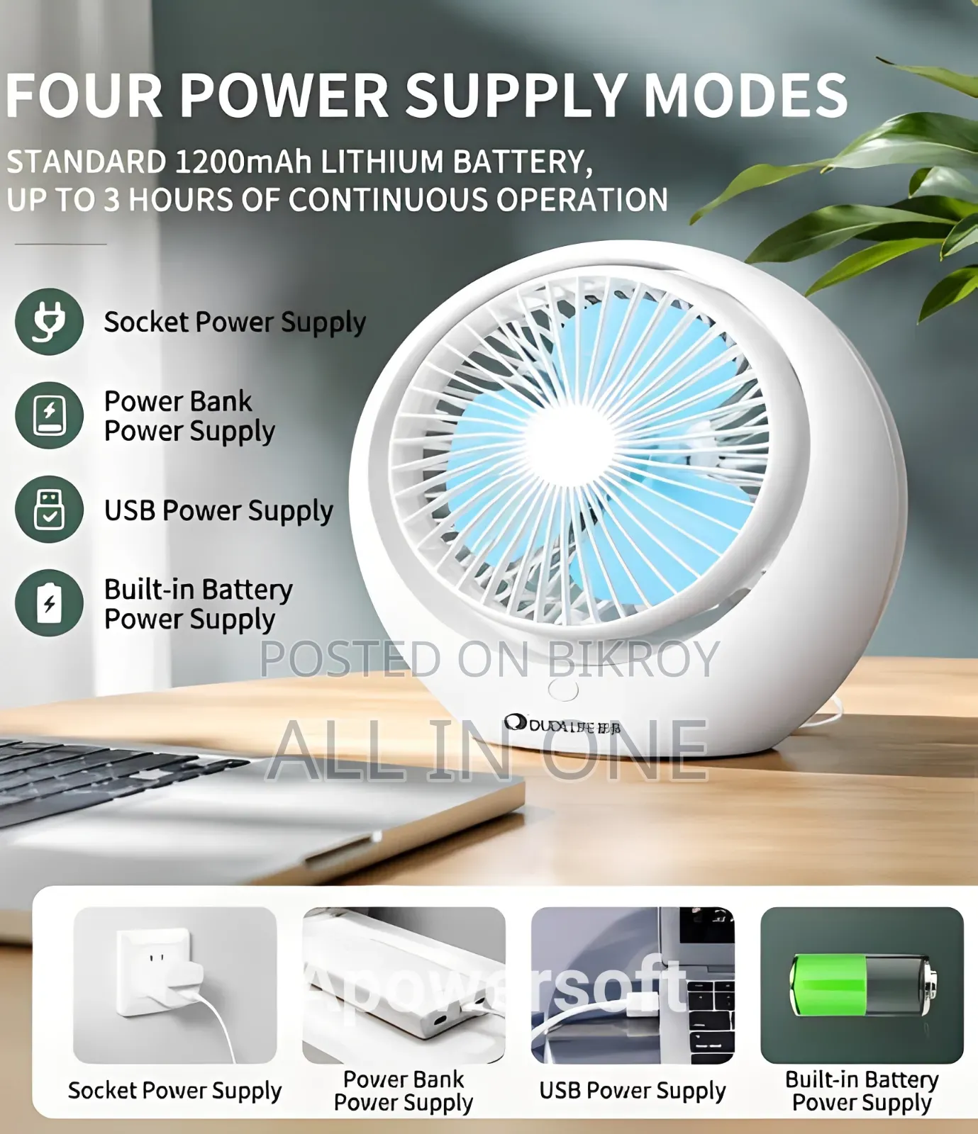 USB Portable Fan Mini