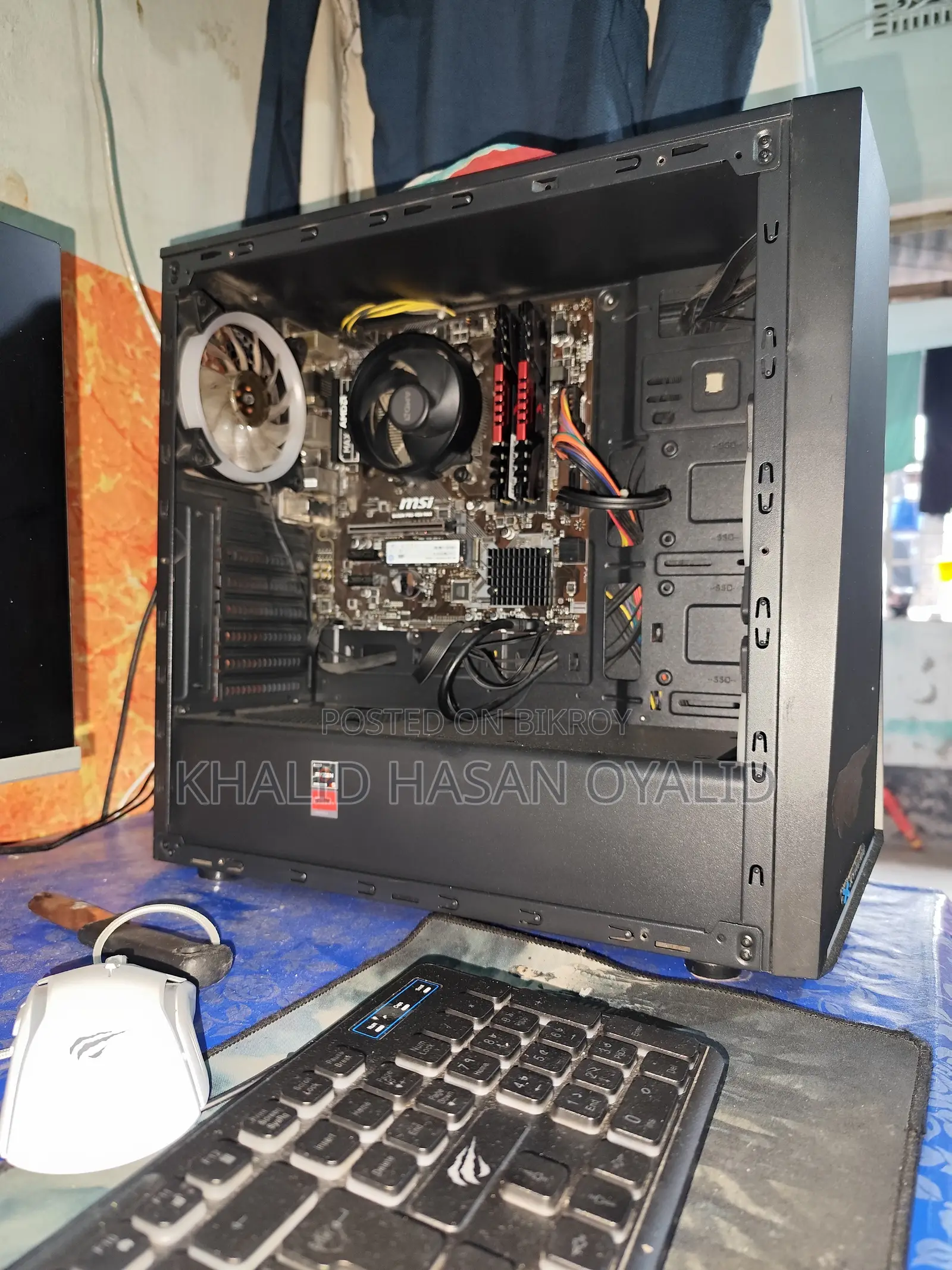 Desktop Computer MSI Model 16GB AMD Ryzen 5 SSD 256GB