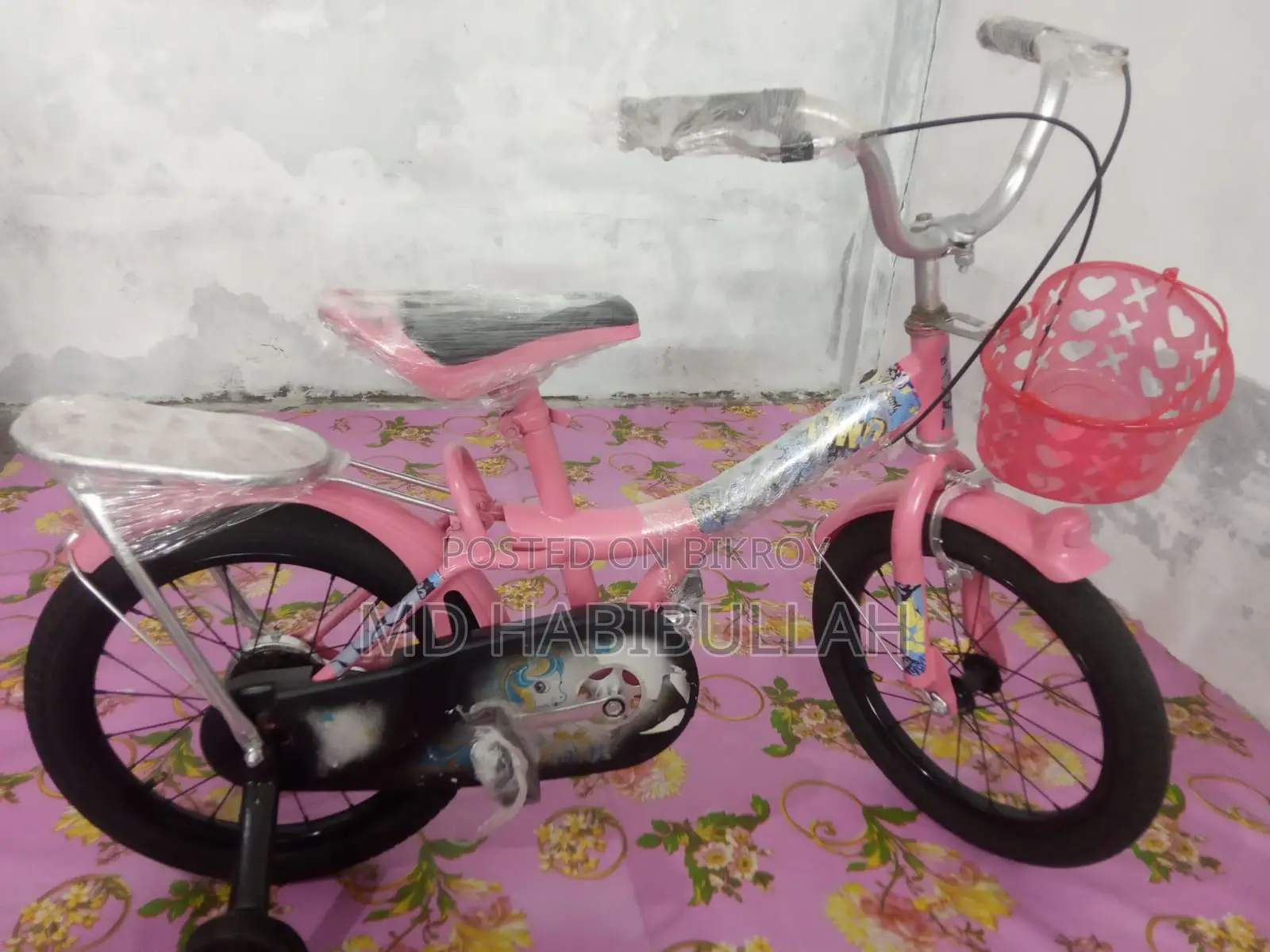 16-inch Pink Kids Cycle for Sale