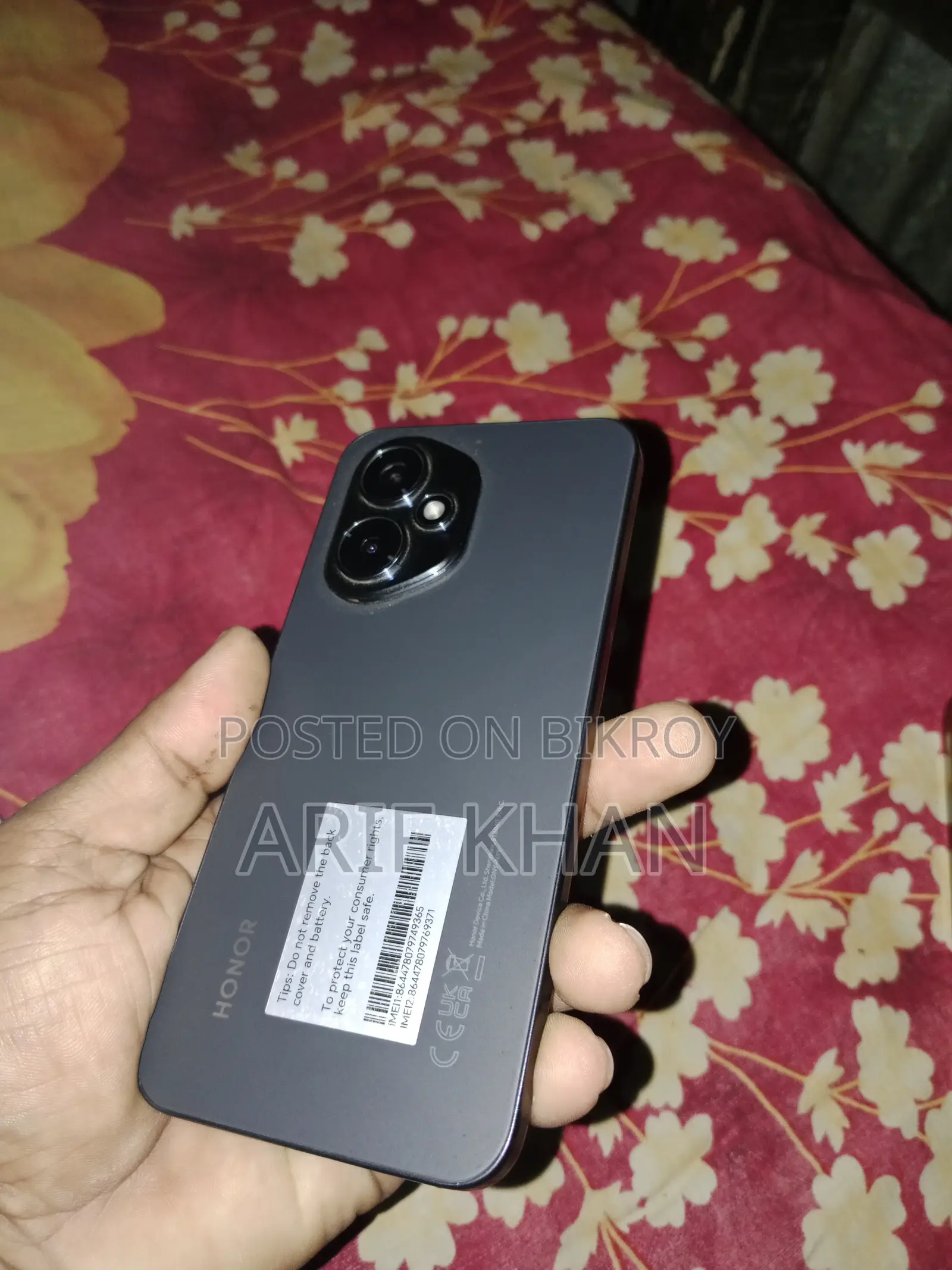 নতুন অনার ৪০০ ২৫৬ জিবি কালো