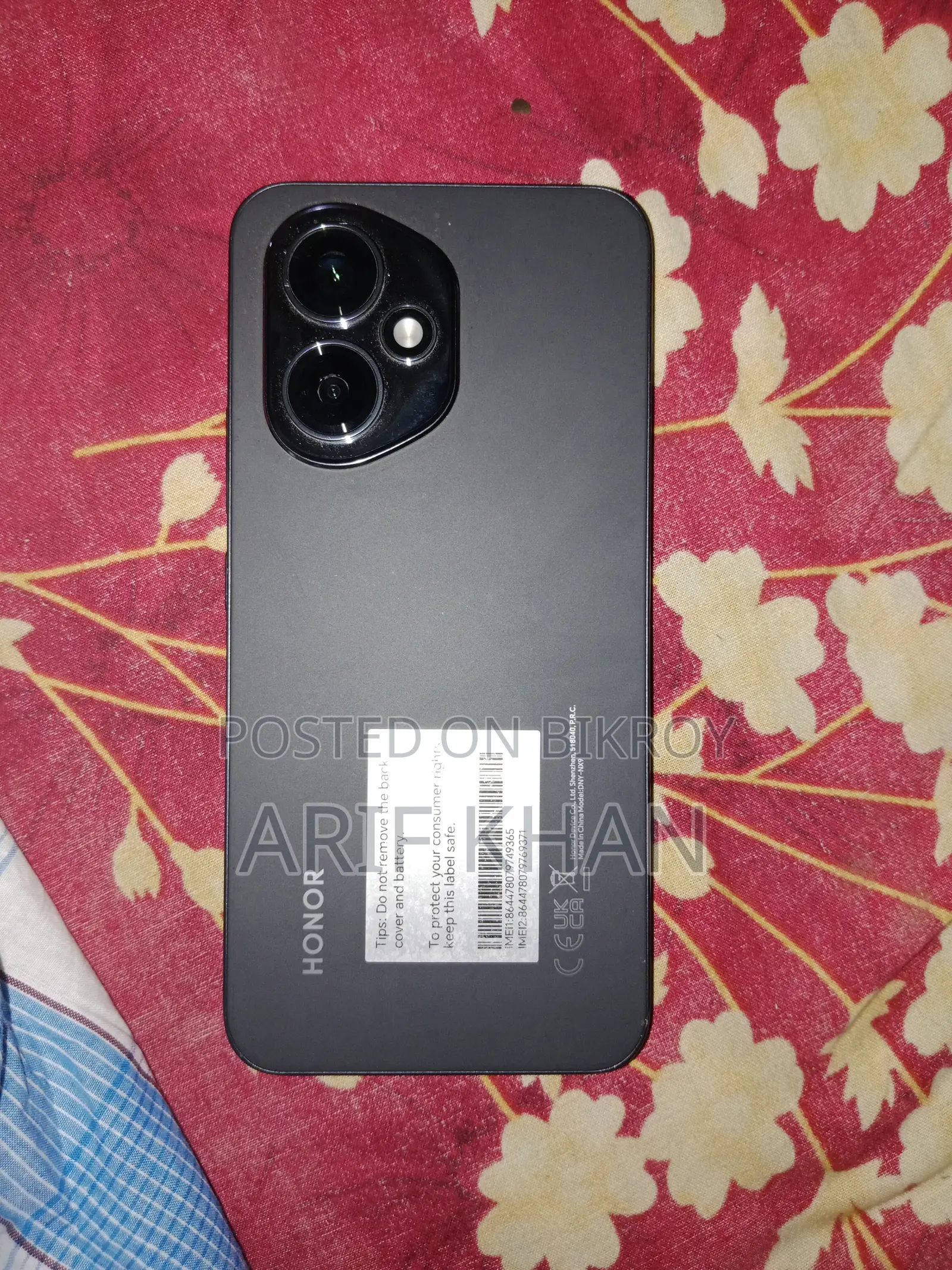 নতুন অনার ৪০০ ২৫৬ জিবি কালো