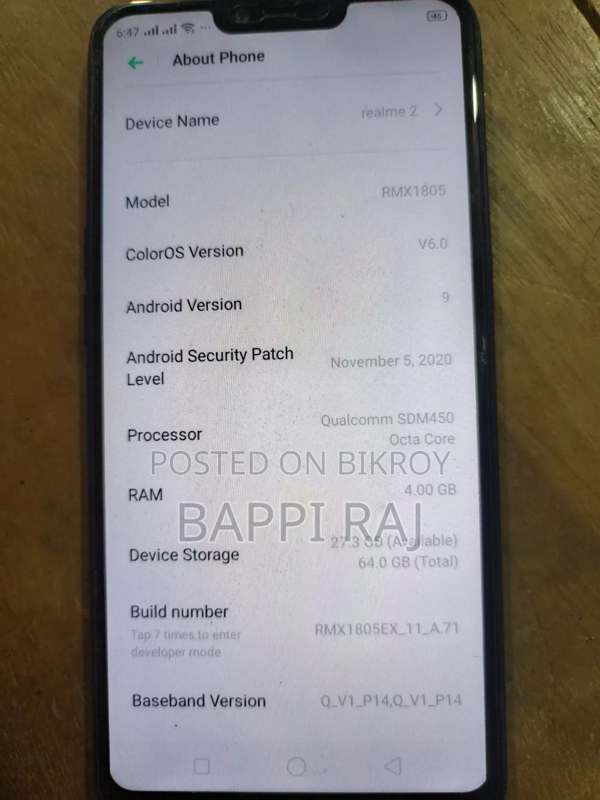 Realme C2 64 GB Black