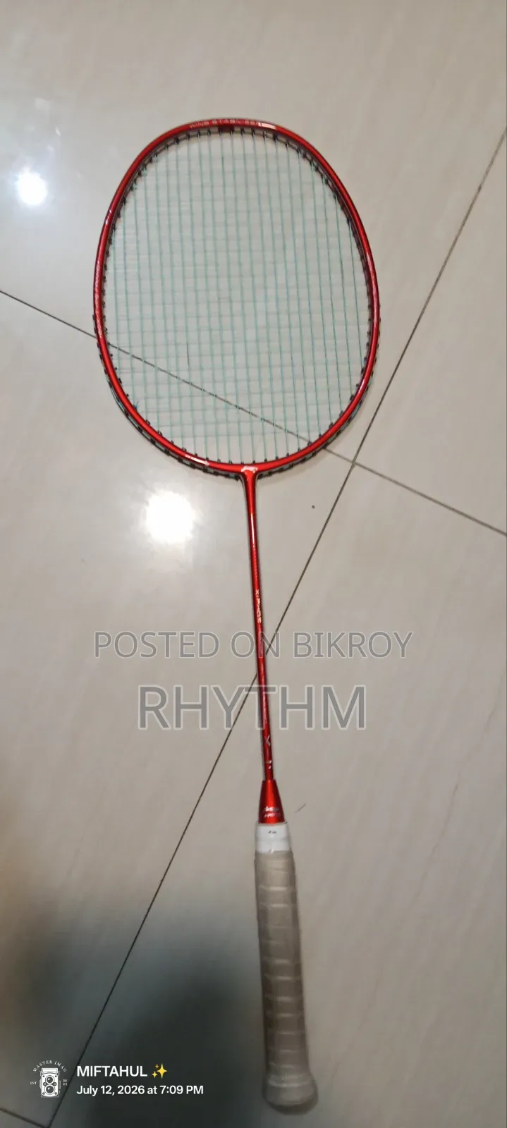 লাইনিং এক্স১ র‍্যাকেট মাত্র ১২০০