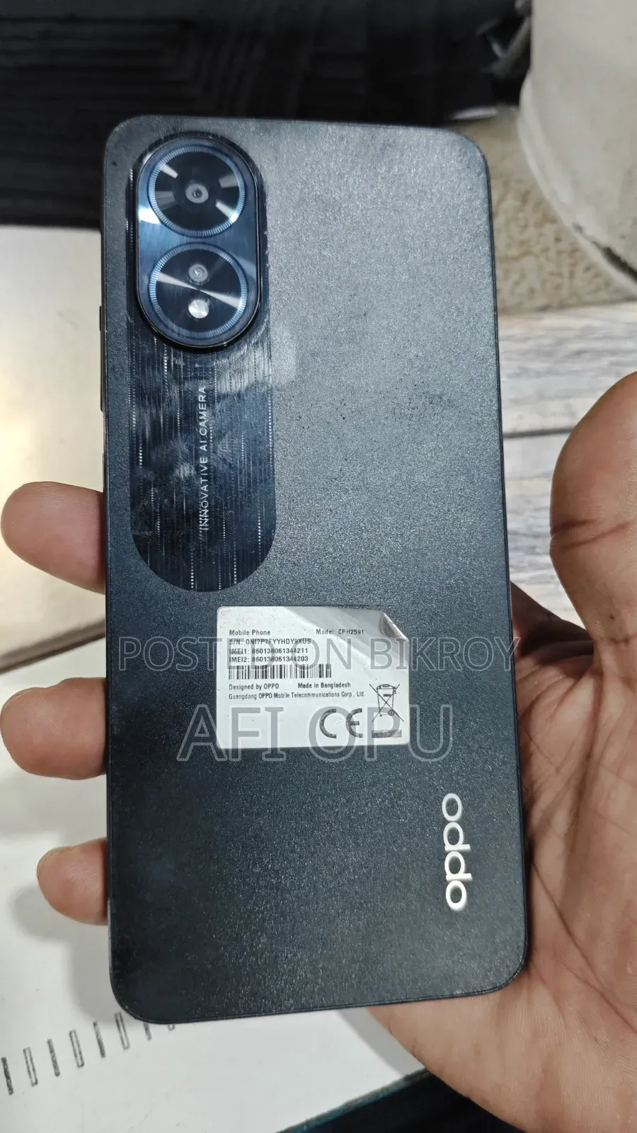 Oppo A18 128 GB Black