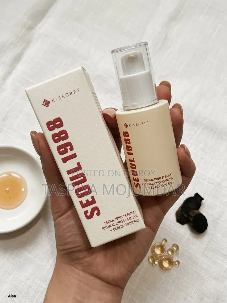 K-Secret Seoul 1988 Serum: Retinal Liposome 2% + Black Ginseng 30 Ml