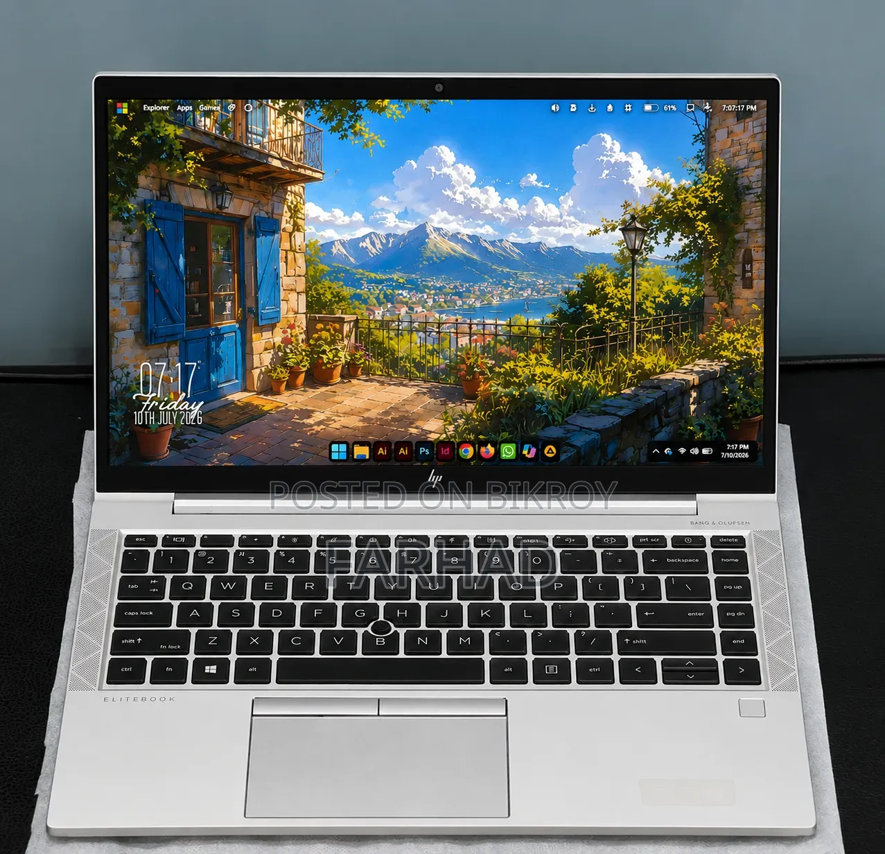 ল্যাপটপ HP EliteBook 845 G7 16GB AMD Ryzen 5 HDD+SSD 512GB