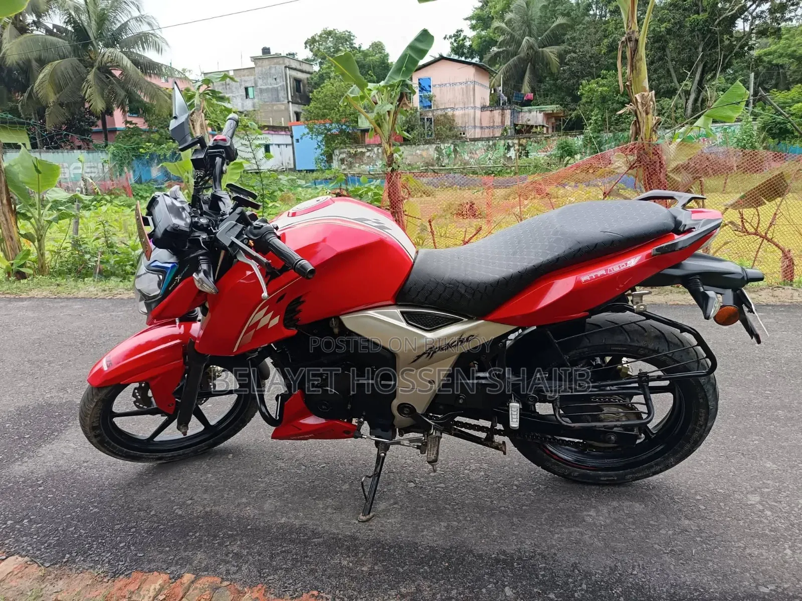 TVS Apache RTR 160 4V 2022 Red