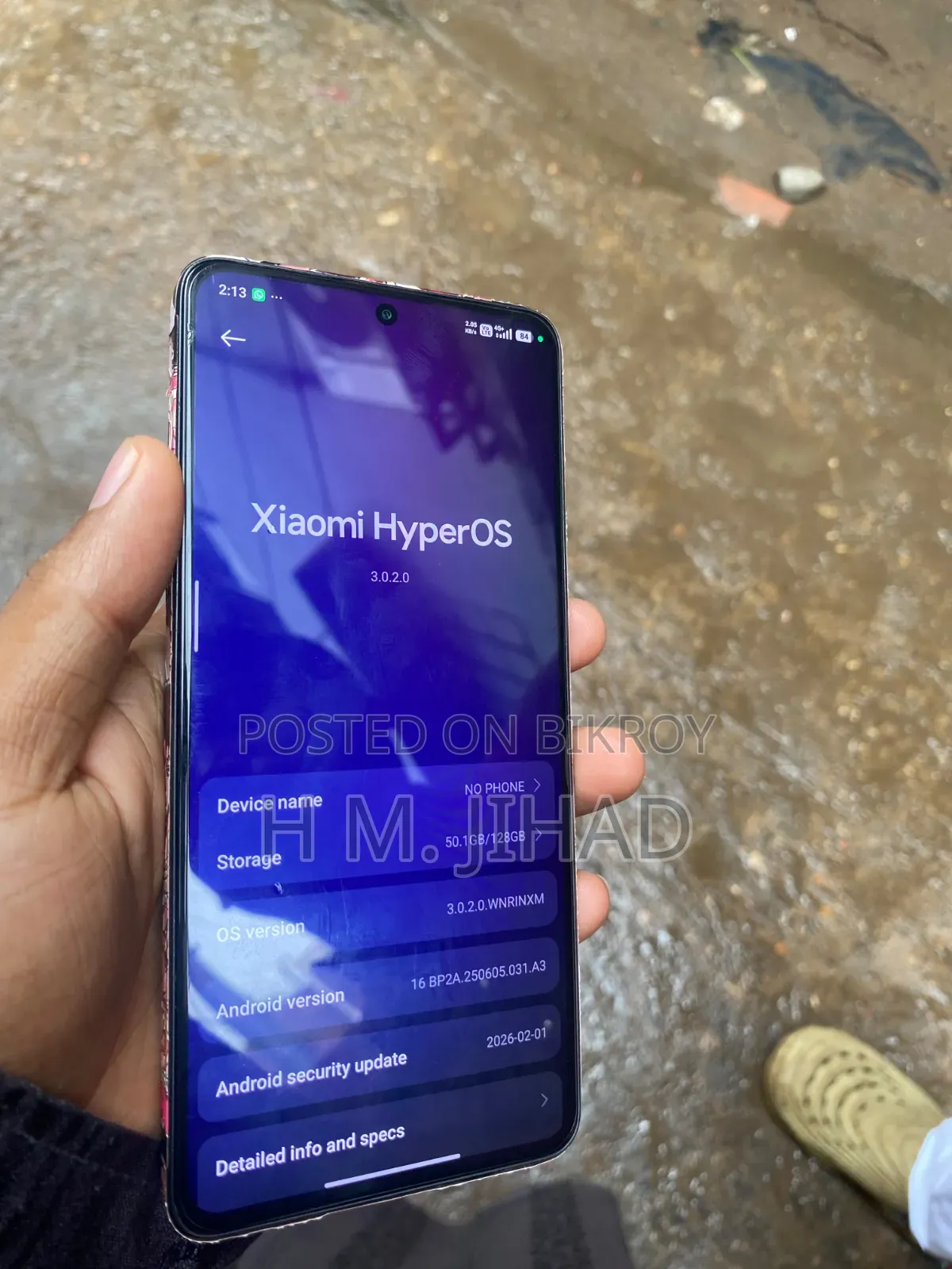 শাওমি রেডমি নোট ১৩ প্রো ৫জি ১২৮ জিবি রেড