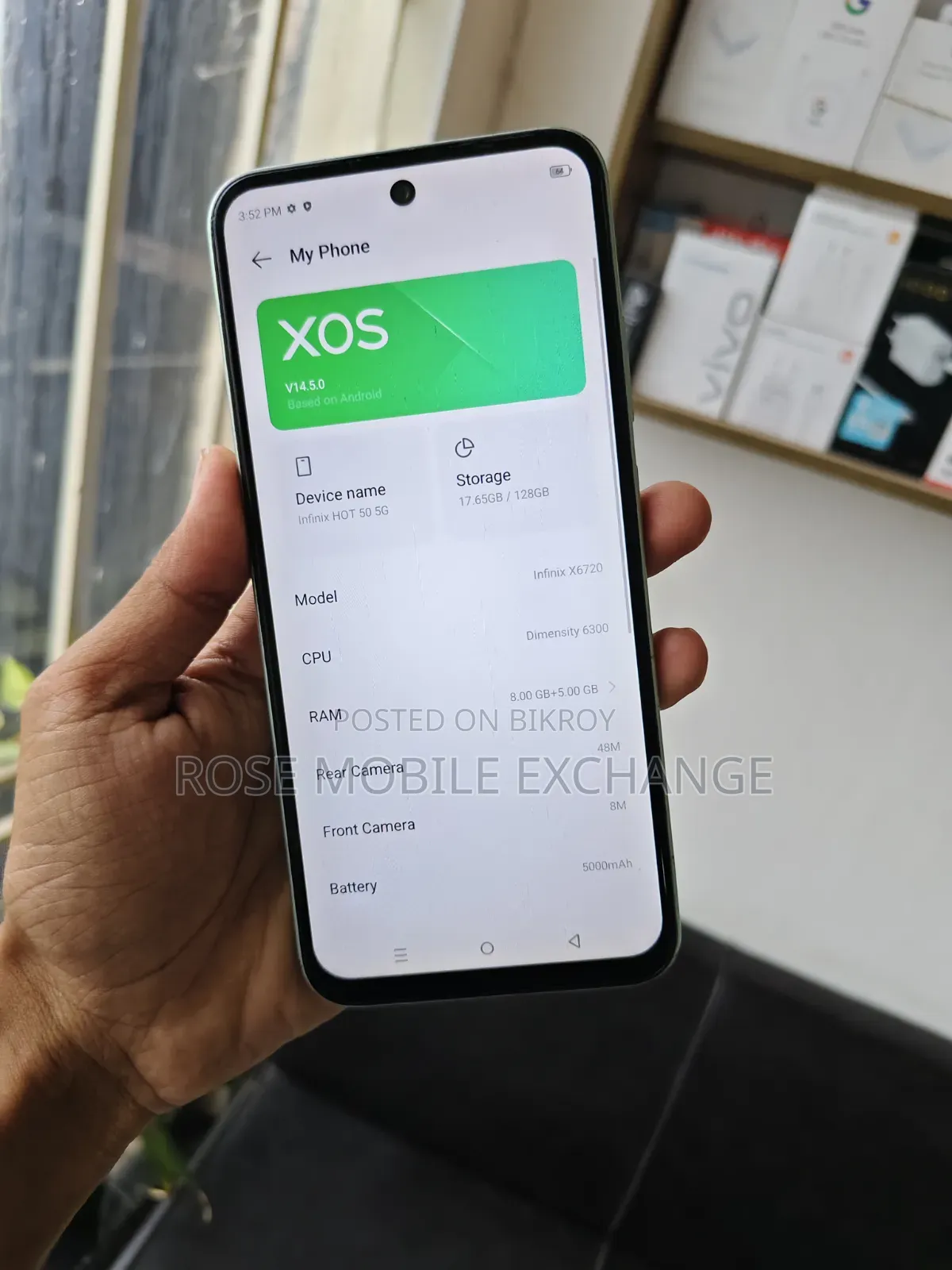 Infinix Hot 50 128 GB Green