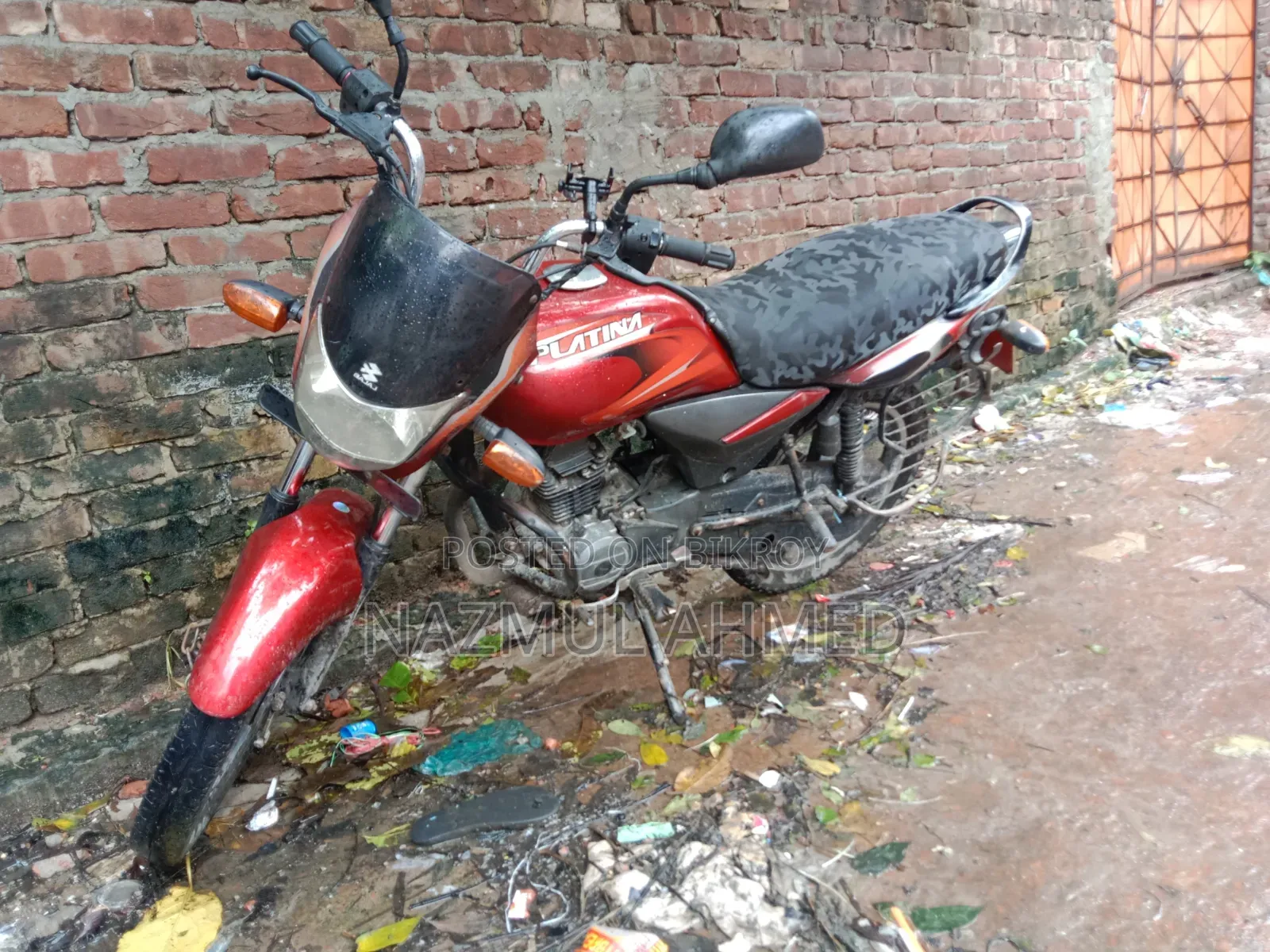 Bajaj Platina 100 2016 Red
