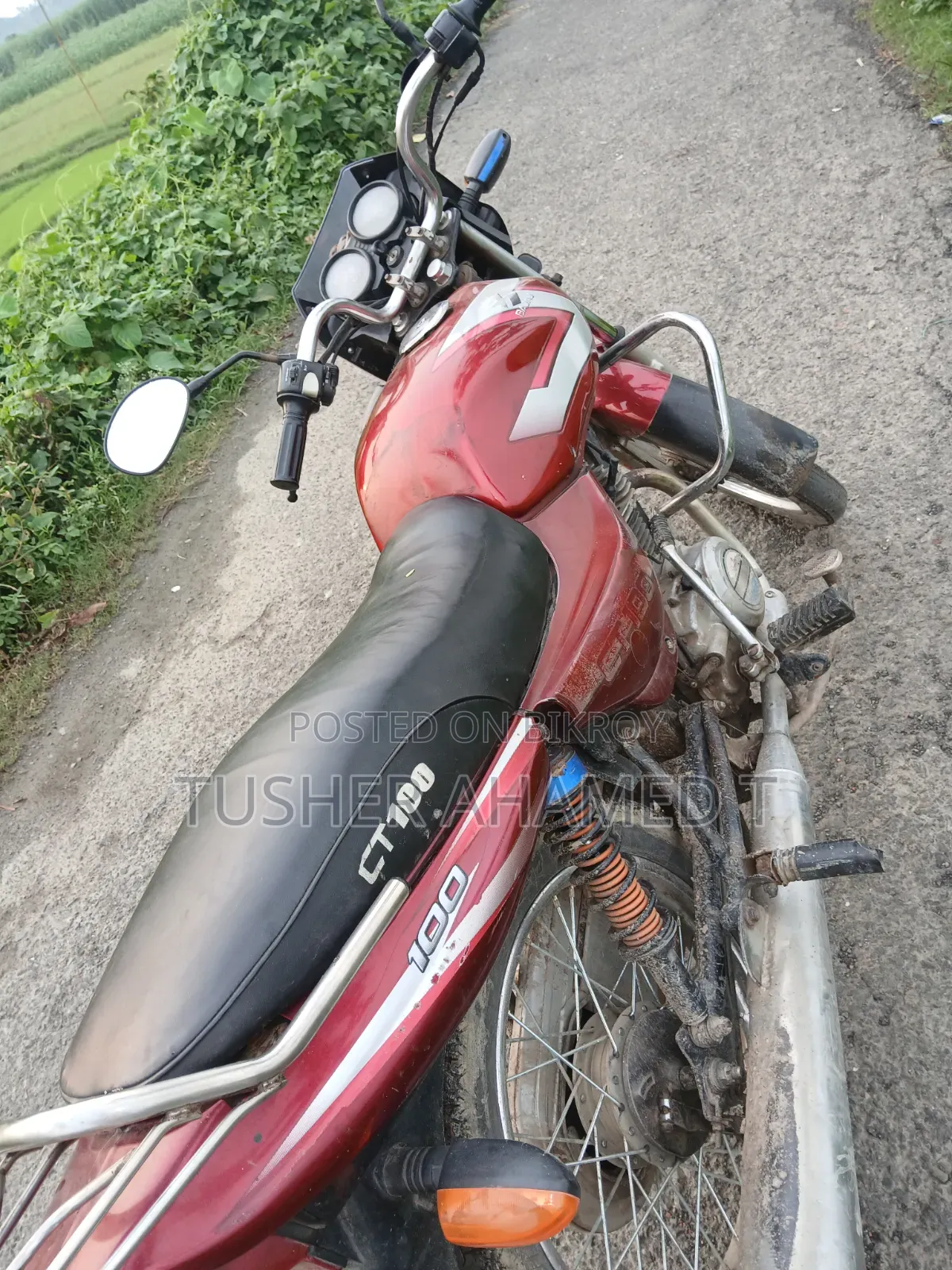 বাজাজ সিটি ১০০ ২০১৫ রেড