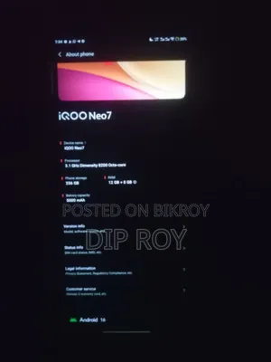 iQOO 256 GB Blue